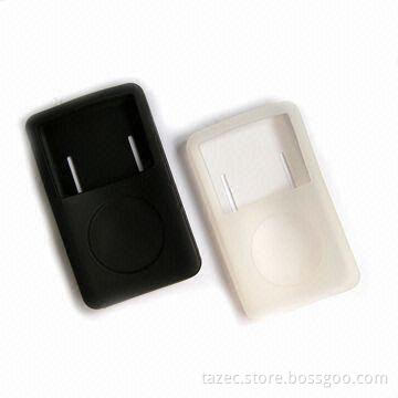 MP3 Silicone Case with Lanyard Holes on Back, Suitable for iPod Models